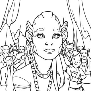 Avatar World Coloring Page 40763-32565