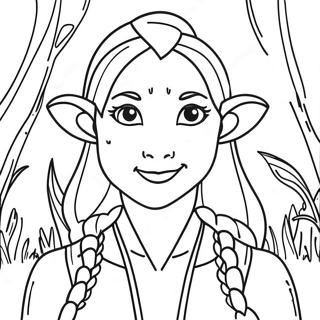 Avatar World Coloring Page 40763-32568