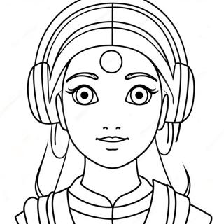 Colorful Avatar Characters Coloring Page 40764-32572