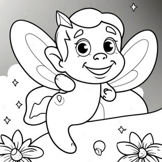 Tooth Fairy Coloring Page 4076-3289