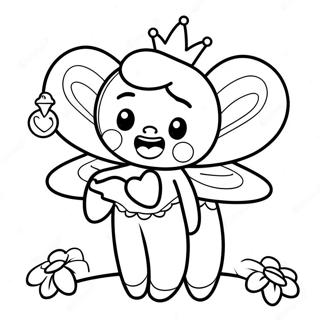 Tooth Fairy Coloring Page 4076-3291