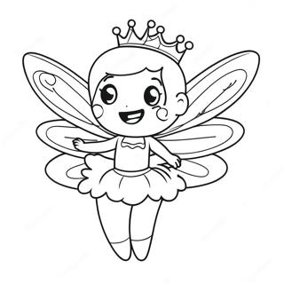 Tooth Fairy Coloring Page 4076-3373