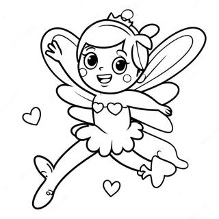 Tooth Fairy Coloring Page 4076-3376