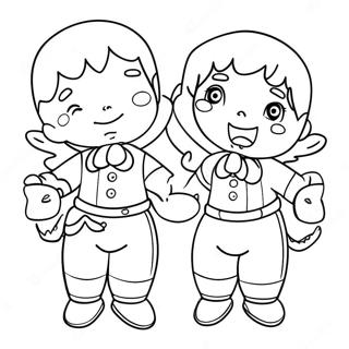 Sturniolo Triplets Fun Coloring Page 40773-32573