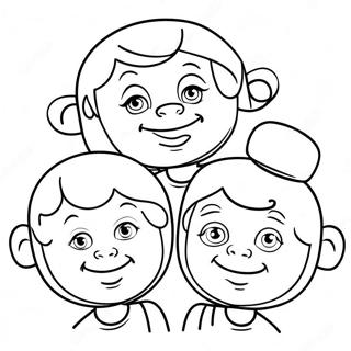 Sturniolo Triplets Silly Faces Coloring Page 40774-32577