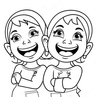 Sturniolo Triplets Silly Faces Coloring Page 40774-32579