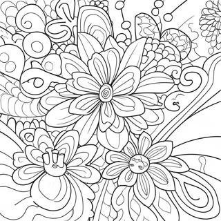 Colorful Milky Way Stars Coloring Page 40784-32592