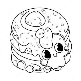 Cute Jelly Roll With Sprinkles Coloring Page 40824-32610