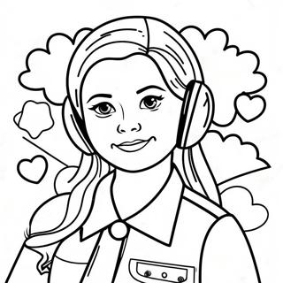 Girl Power Coloring Page 40833-32613