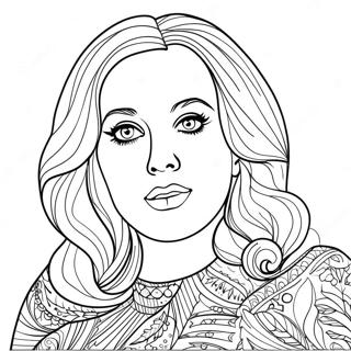 Adele Coloring Pages