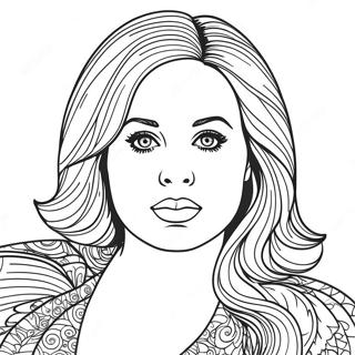 Adele Coloring Page 40863-32644