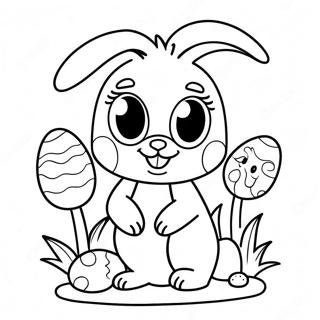 Bluey Easter Coloring Page 4086-3381