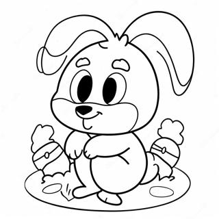 Bluey Easter Coloring Page 4086-3382