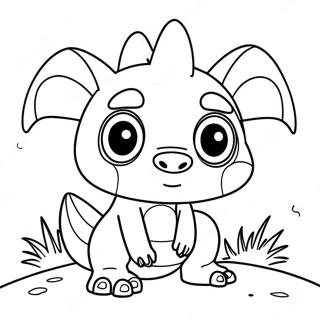 Wallykazam Magical Creatures Coloring Page 40884-32654