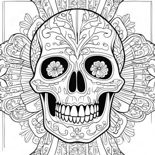 Detailed Skull Anatomy Coloring Page 40903-32671