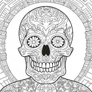 Detailed Skull Anatomy Coloring Page 40903-32672