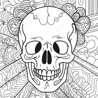 Realistic Human Skull Coloring Page 40904-32675