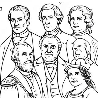 Historical Figures Coloring Page 40923-32683