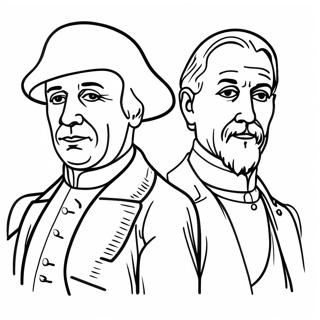 Historical Figures Coloring Page 40923-32684