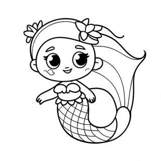 Mermaid Lol Pets Coloring Page 40933-32690