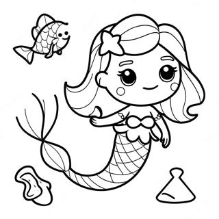 Mermaid Lol Pets Coloring Page 40933-32692