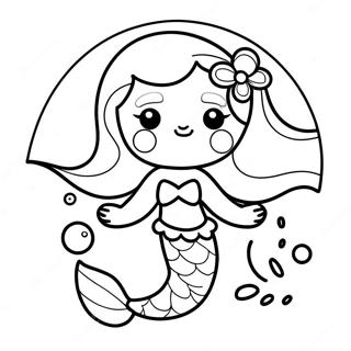 Cute Mermaid Lol Pets Underwater Coloring Page 40934-32695