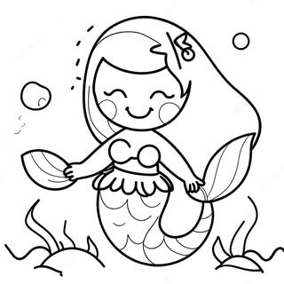 Cute Mermaid Lol Pets Underwater Coloring Page 40934-32696