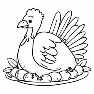 Thanksgiving Turkey Coloring Page 40963-32714