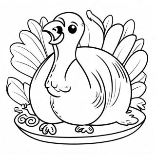 Thanksgiving Turkey Coloring Page 40963-32716