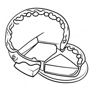 Colorful Pumpkin Pie Coloring Page 40964-32717