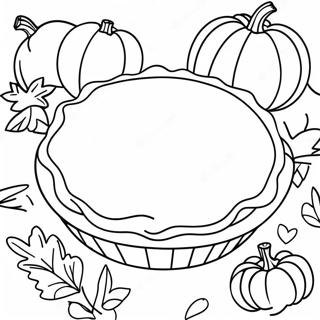 Colorful Pumpkin Pie Coloring Page 40964-32718