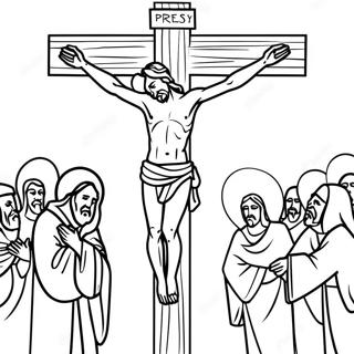 Crucifixion Coloring Pages