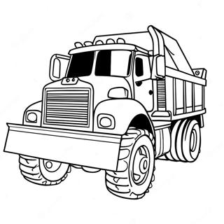 Snow Plow Coloring Pages