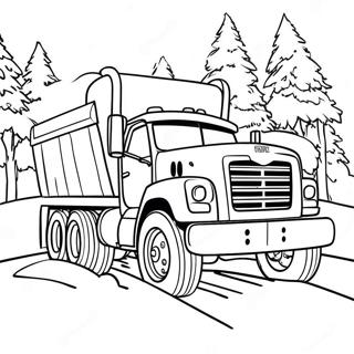 Snow Plow Truck Coloring Page 40983-32732