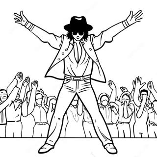 Bad Michael Jackson Coloring Pages