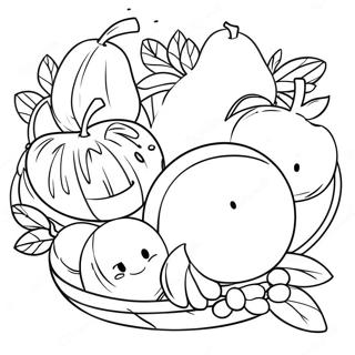 Fruits Basket Coloring Page 41013-32754