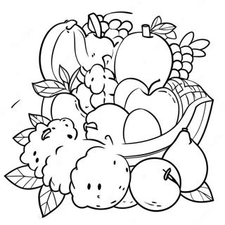 Fruits Basket Coloring Page 41013-32756