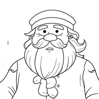 Yukon Cornelius Coloring Pages