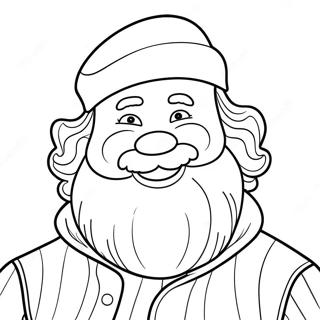 Yukon Cornelius With A Cheerful Smile Coloring Page 41024-32765