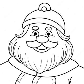 Yukon Cornelius With A Cheerful Smile Coloring Page 41024-32766