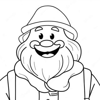 Yukon Cornelius With A Cheerful Smile Coloring Page 41024-32768