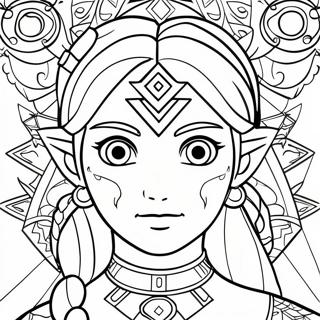 Guardian Zelda Breath Of The Wild Coloring Pages