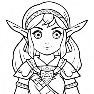 Guardian Zelda Breath Of The Wild Coloring Page 41033-32778