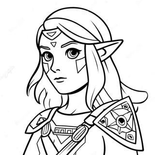 Guardian Zelda Breath Of The Wild Coloring Page 41033-32780