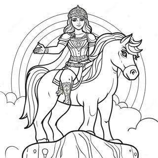 Majestic Guardian Coloring Page 41034-32772