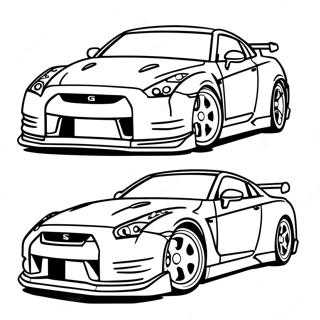 Gtr R35 Coloring Page 41043-32775