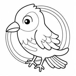 Raven With Magical Powers Coloring Page 41054-32790