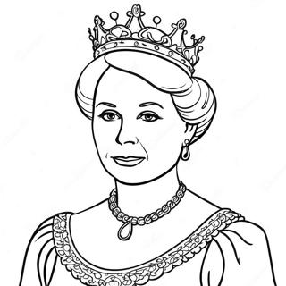 Queen Coloring Pages