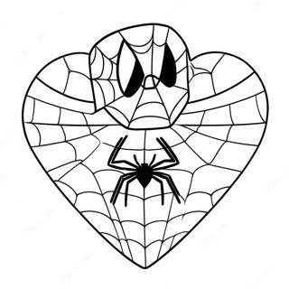 Spiderman Valentine S Day Coloring Page 41073-32799