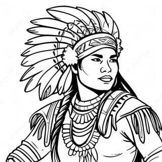 Pow Wow Coloring Pages